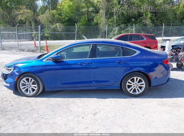 1C3CCCAB8GN169402 2016 CHRYSLER 200 Blue Widok wnętrza 360 stopni