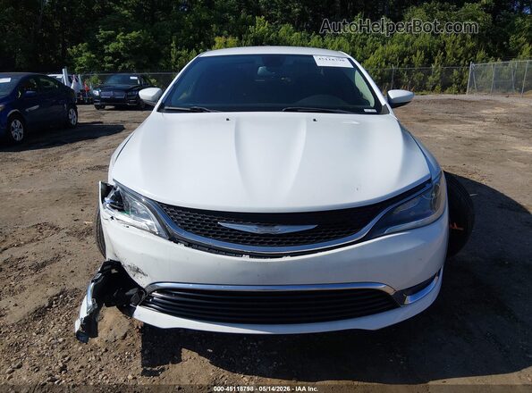 1C3CCCAB9GN145514 2016 CHRYSLER 200 White Instrument cluster view