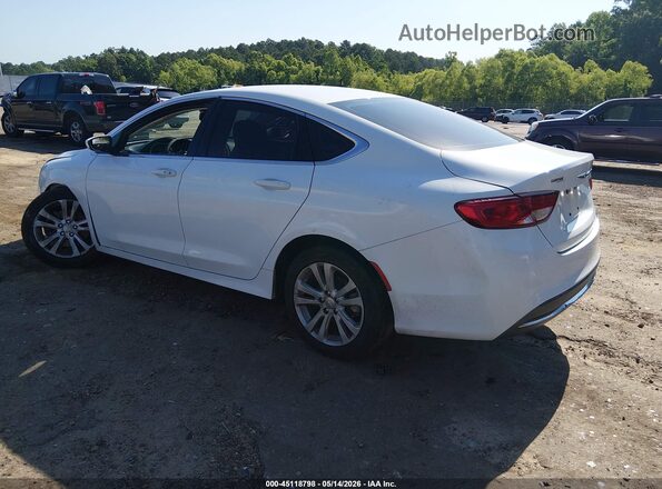 1C3CCCAB9GN145514 2016 CHRYSLER 200 White Rear left