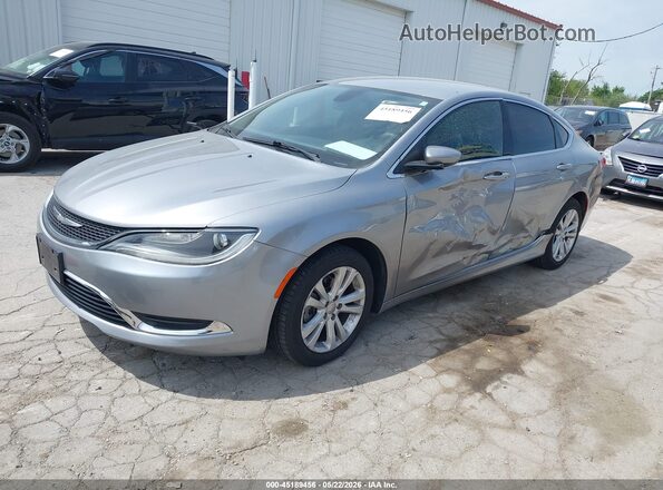 1C3CCCAB9HN511862 2017 CHRYSLER 200 Silver Передня ліва чверть