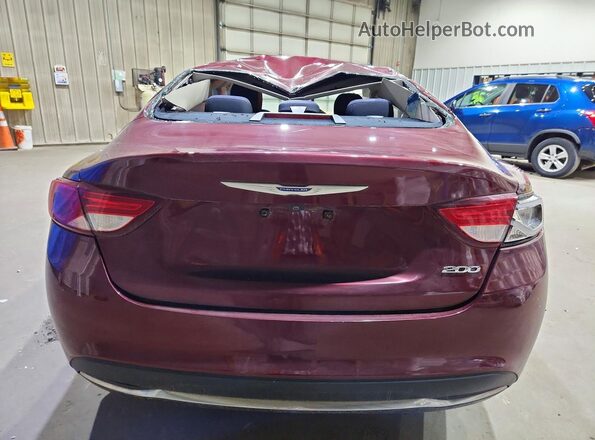 1C3CCCABXGN131895 2016 CHRYSLER 200 Burgundy 