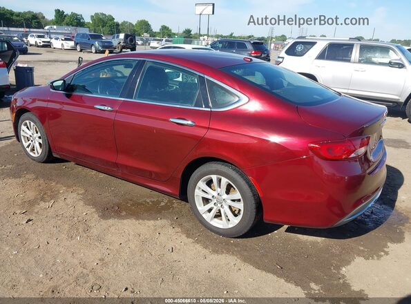 1C3CCCABXGN136529 2016 CHRYSLER 200 Red 