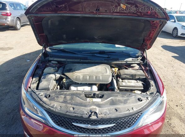 1C3CCCABXGN136529 2016 CHRYSLER 200 Red 