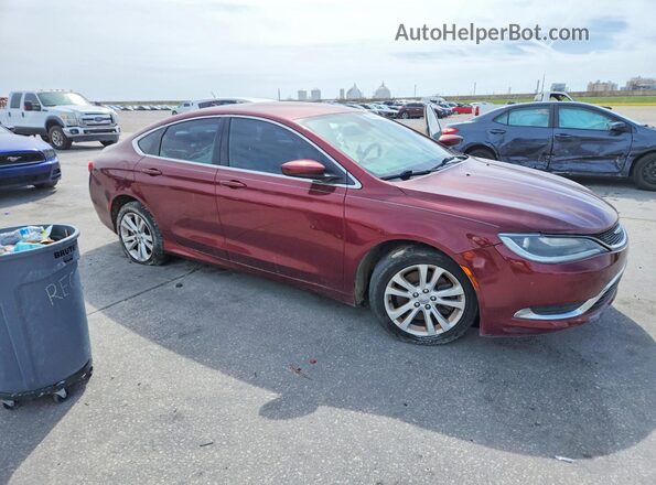 1C3CCCAG5HN504628 2017 CHRYSLER 200 Burgundy Передня права чверть