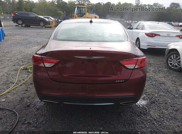 1C3CCCAG5HN504953 2017 CHRYSLER 200 Burgundy 