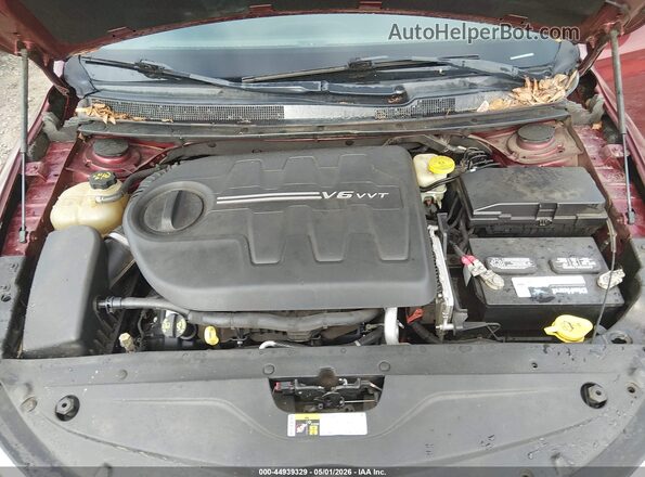 1C3CCCAG5HN504953 2017 CHRYSLER 200 Burgundy Rear view