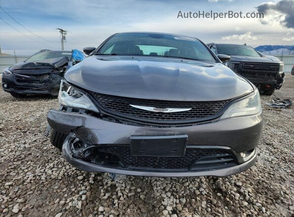1C3CCCBB1HN507965 2017 CHRYSLER 200 Black წინა ხედი