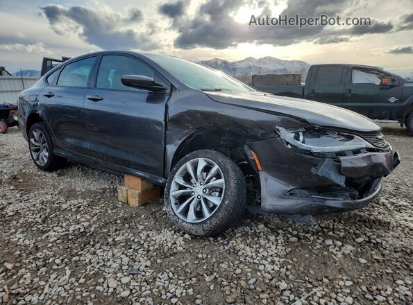 1C3CCCBB1HN507965 2017 CHRYSLER 200 Black წინა მარჯვენა