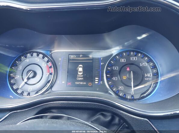 1C3CCCBB4GN115397 2016 CHRYSLER 200 Black Vista de los asientos traseros