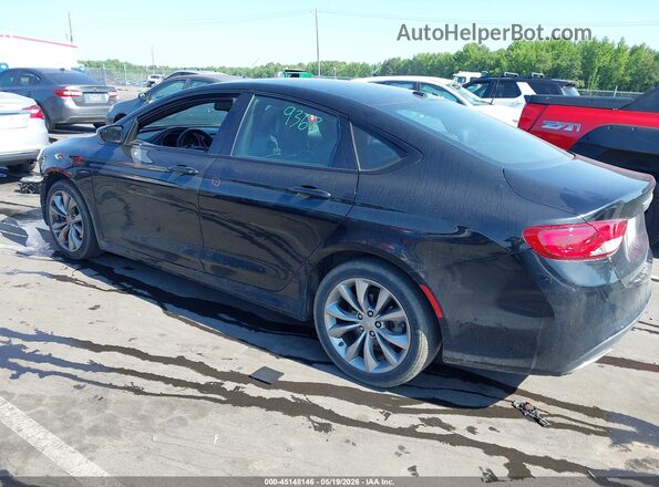 1C3CCCBB4GN115397 2016 CHRYSLER 200 Black Trasero izquierdo