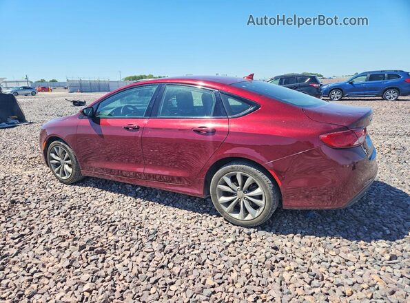 1C3CCCBB5HN502025 2017 CHRYSLER 200 Maroon Tył lewy