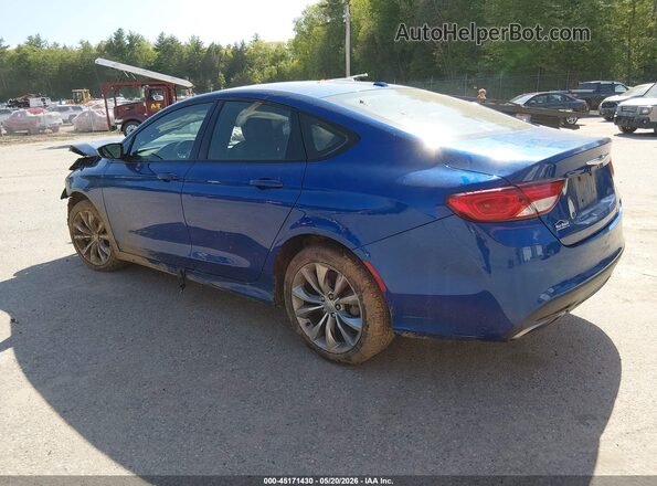 1C3CCCBB6GN174094 2016 CHRYSLER 200 Синий Задняя левая четверть