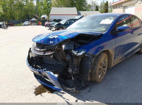 1C3CCCBB6GN174094 2016 CHRYSLER 200 Синий Вид спереди