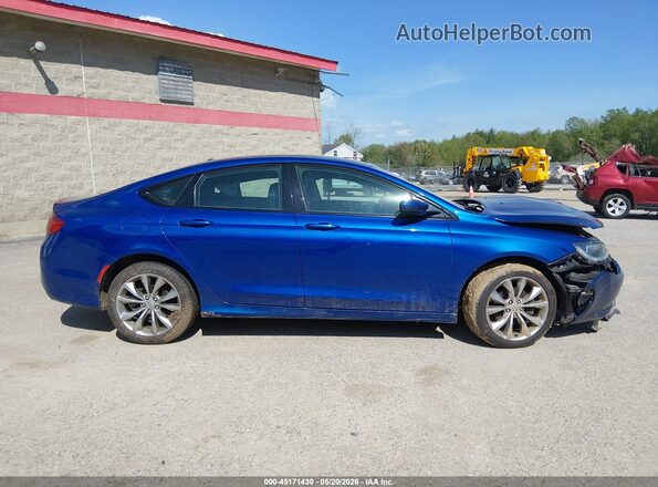 1C3CCCBB6GN174094 2016 CHRYSLER 200 Синий Панорамный вид салона 360°