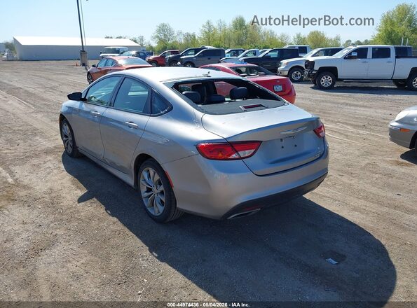 1C3CCCBB8GN139279 2016 CHRYSLER 200 Silver Tył lewy