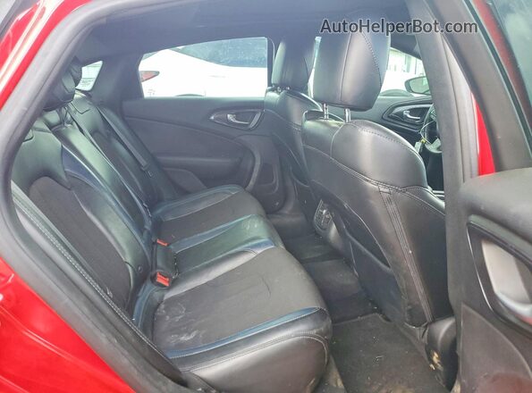 1C3CCCBG3GN162240 2016 CHRYSLER 200 Red Вид задніх сидінь