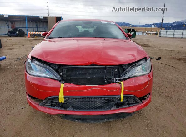 1C3CCCBG3GN162240 2016 CHRYSLER 200 Red Вид спереду