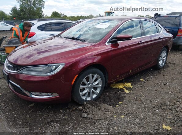 1C3CCCCB0GN147214 2016 CHRYSLER 200 Red 