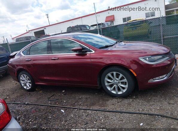 1C3CCCCB0GN147214 2016 CHRYSLER 200 Red 