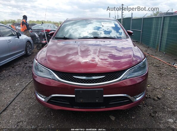 1C3CCCCB0GN147214 2016 CHRYSLER 200 Red 