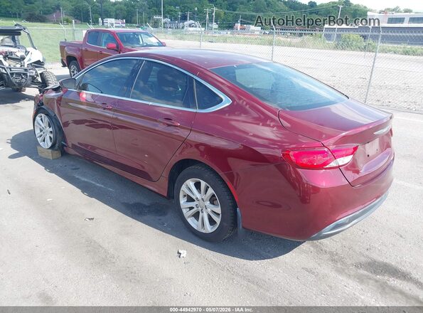 1C3CCCFB2HN501621 2017 CHRYSLER 200 Бордовый Задняя левая четверть