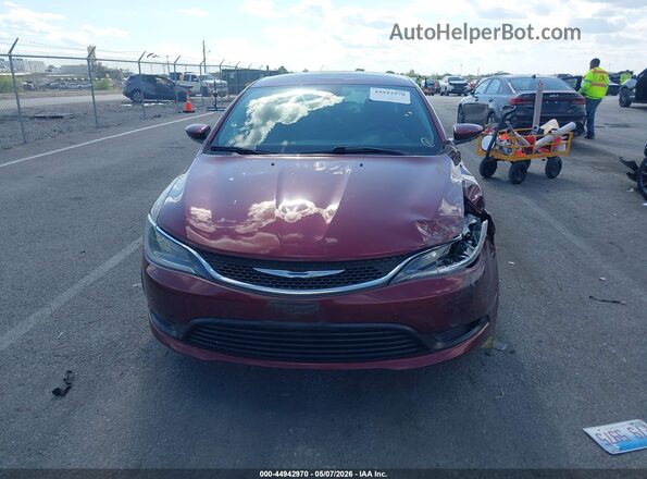 1C3CCCFB2HN501621 2017 CHRYSLER 200 Бордовый Вид щитка приборов