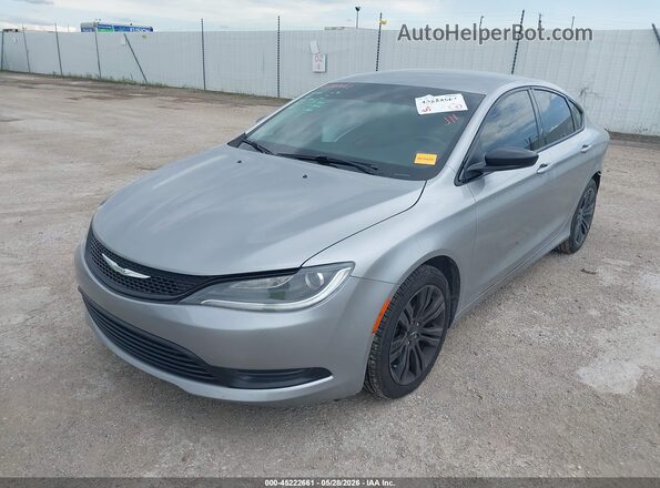 1C3CCCFB3HN504088 2017 CHRYSLER 200 Silver Front left