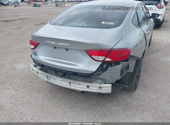 1C3CCCFB3HN504088 2017 CHRYSLER 200 Silver Front view