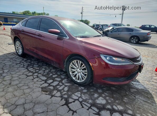 1C3CCCFB7HN509696 2017 CHRYSLER 200 Красный Передняя правая четверть