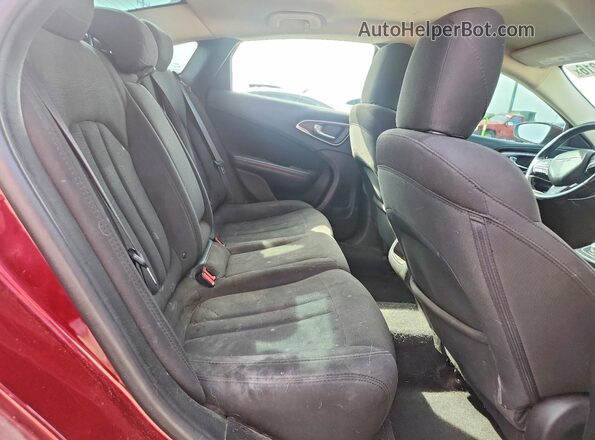 1C3CCCFB7HN509696 2017 CHRYSLER 200 Красный Вид задних сидений