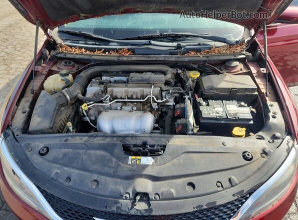1C3CCCFB7HN509696 2017 CHRYSLER 200 Красный Вид задней части салона