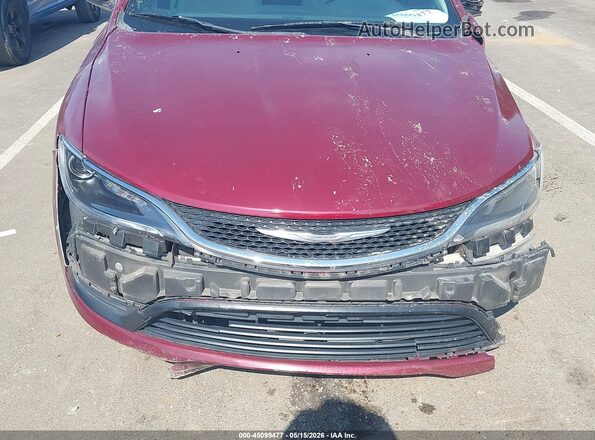 1C3CCCFB9GN194303 2016 CHRYSLER 200 Maroon 