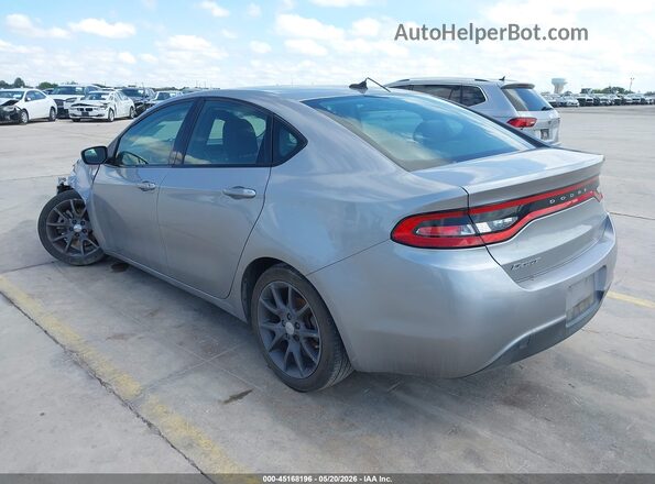 1C3CDFAA8GD703896 2016 DODGE DART Silver Հետևի ձախ