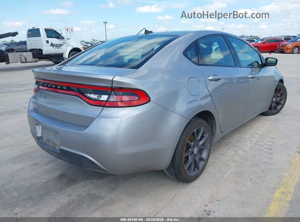 1C3CDFAA8GD703896 2016 DODGE DART Silver Հետևի աջ