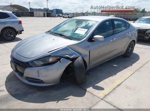 1C3CDFAA8GD703896 2016 DODGE DART Silver Առջևի ձախ երեք քառորդ տեսարան