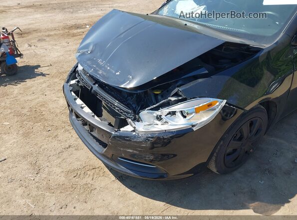 1C3CDFAAXGD517342 2016 DODGE DART Black Front view