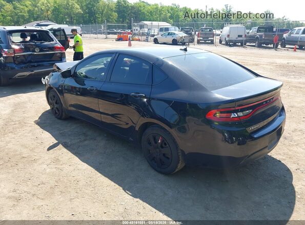 1C3CDFAAXGD517342 2016 DODGE DART Black Rear left