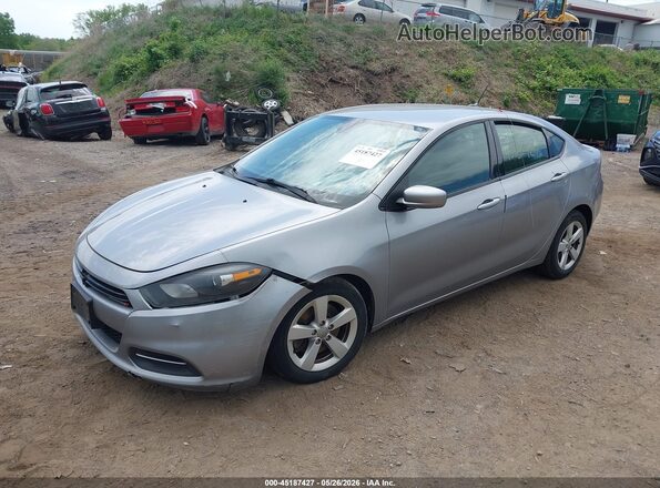 1C3CDFBA8GD605210 2016 DODGE DART Серебряный Передняя левая четверть