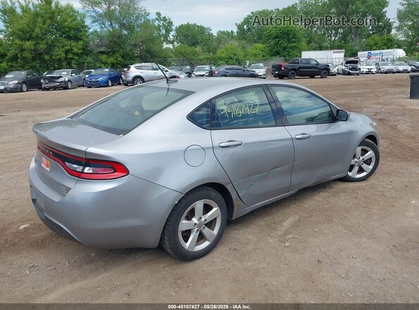 1C3CDFBA8GD605210 2016 DODGE DART Серебряный Задняя правая четверть
