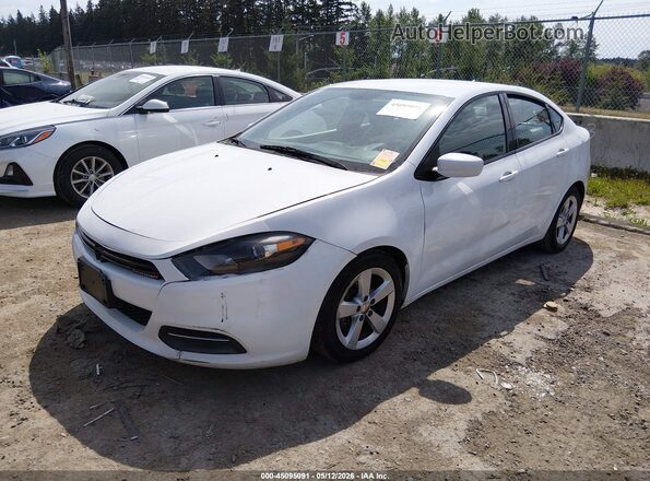 1C3CDFBB1GD625159 2016 DODGE DART White Front left