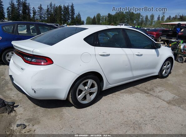 1C3CDFBB1GD625159 2016 DODGE DART White Rear right