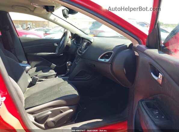 1C3CDFBB3GD689770 2016 DODGE DART Red წინა სალონის ხედი
