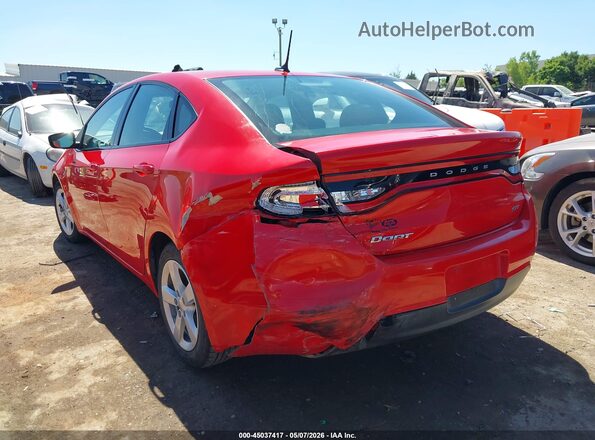 1C3CDFBB3GD689770 2016 DODGE DART Red უკანა მარცხენა