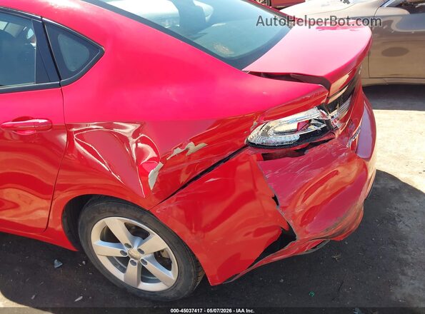1C3CDFBB3GD689770 2016 DODGE DART Red წინა ხედი