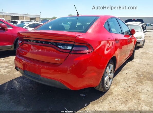 1C3CDFBB3GD689770 2016 DODGE DART Red უკანა მარჯვენა