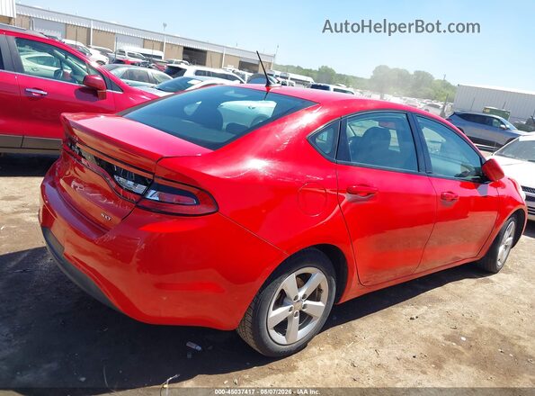 1C3CDFBB3GD689770 2016 DODGE DART Red უკანა სალონის ხედი