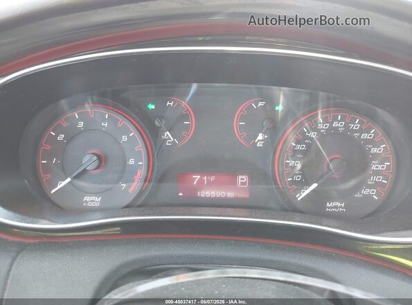 1C3CDFBB3GD689770 2016 DODGE DART Red უკანა სავარძლების ხედი