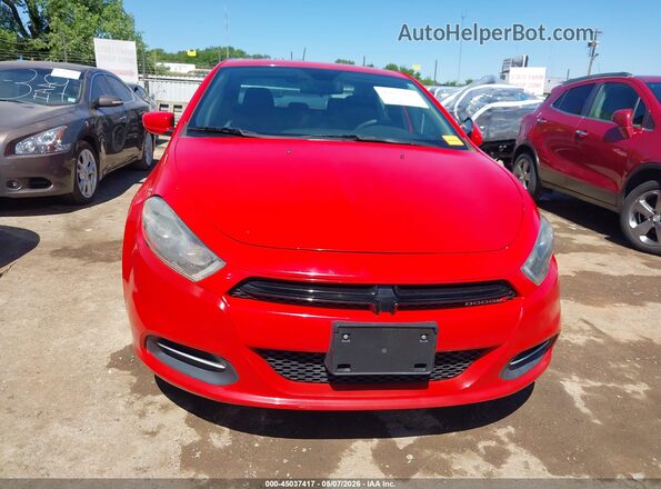 1C3CDFBB3GD689770 2016 DODGE DART Red ხელსაწყოთა პანელის ხედი