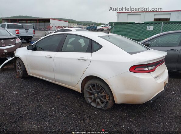 1C3CDFBB5GD505557 2016 DODGE DART White Հետևի ձախ