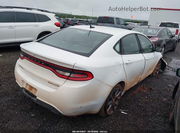 1C3CDFBB5GD505557 2016 DODGE DART White Հետևի աջ
